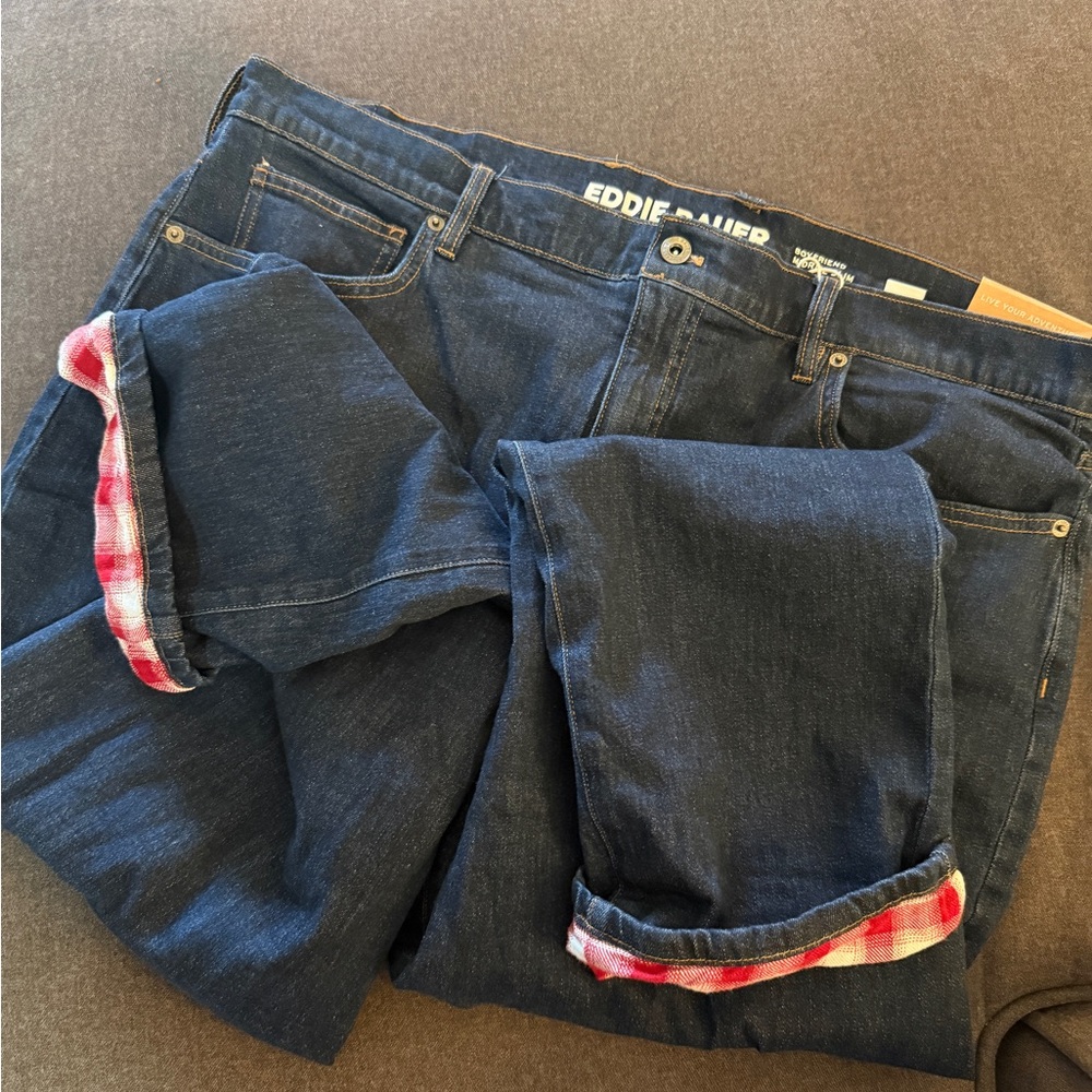 Eddie Bauer Women's Flannel Jeans